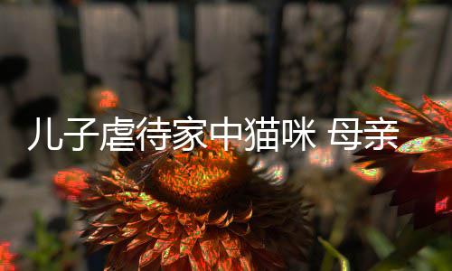 主机他砸猫咪 母家中虐待烂P儿子亲便强迫