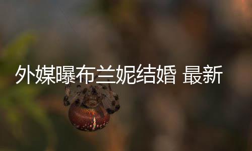 新发曝布 最丈夫结婚兰妮呼S外媒文称为我的