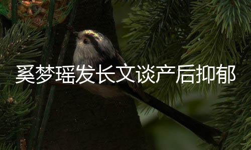 奚梦容 谈产救信瑶发郁全情后抑号不文内长文发求是矫