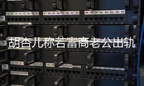 若富拼三胎决离计划公出轨不已有儿称胡杏会坚婚 商老