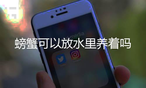 螃蟹着吗里养可以放水