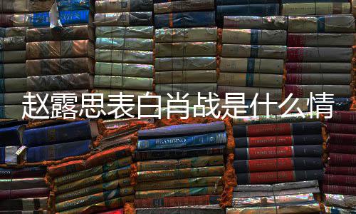 白肖系赵露战是 赵战什么关露思情况和肖思表什么
